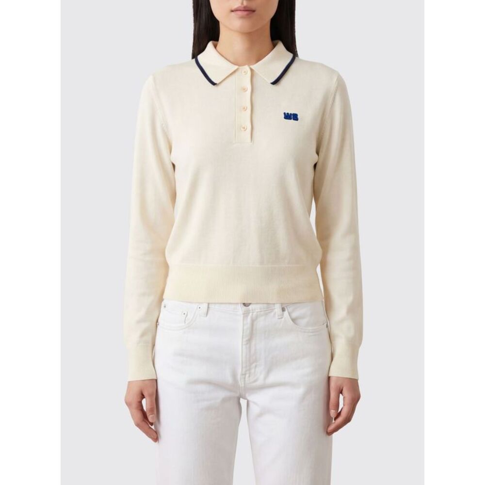 Wales Bonner Polo Shirt Woman Beige